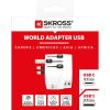 SKROSS PRO Light USB AC30PD, world travel power adapter, grounded PD (fast charging)