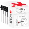 SKROSS World USB travel adapter, PD, (USB-C,USB-A) 65W, + USB-C cable