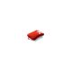 SKROSS Ultra-comfortable, memory foam mini pillow, travel, with washable cover, red - white