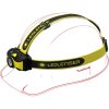 LEDLENSER iH9R Rechargeable Industrial Headlamp 600 lm Li-ion 2x14500 Battery Pack 3.7V