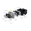 LEDLENSER HF4R Work 500lm/130m, Li-ion, rechargeable industrial headlamp