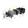 LEDLENSER HF6R Work 800lm/160m, CRI 80, Li-ion, rechargeable industrial headlamp