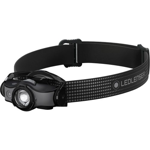 LEDLENSER MH5 outdoor rechargeable LED headlamp 400lm/180m 1x14500 Li-ion, black/gray
