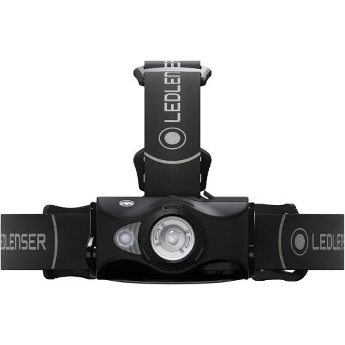 LEDLENSER MH8 outdoor rechargeable LED headlamp 600lm/200m, RGB, 1xLi-ion, black