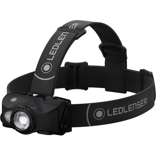 LEDLENSER MH8 outdoor rechargeable LED headlamp 600lm/200m, RGB, 1xLi-ion, black