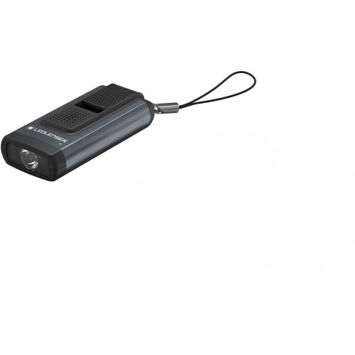 LEDLENSER K6R safety rechargeable key ring light/alarm Li-ion 400lm gray