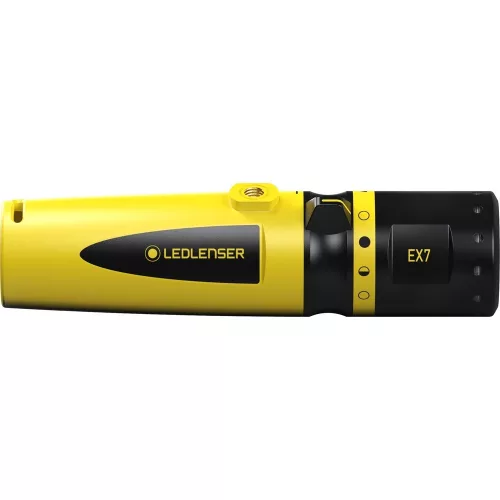 LEDLENSER EX7 Explosion-proof ATEX lamp 200 lm, CRI65, 0/20 zone, 3xAA