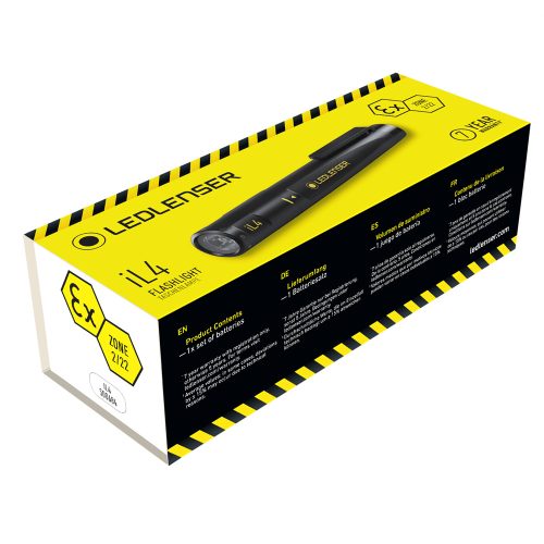 LEDLENSER iL4 Explosion-proof ATEX lamp 80 lm, CRI70, 2/22 zones, 2xAAA