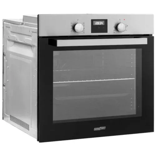  With 9 functions, Digital display,80L , Available with telescopic baking rail, Self-cleaning function:Steam cleaning, stainless steel