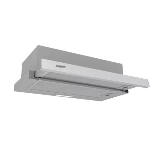 Built-in Pull-out extractor hood LED lighting 1 motor, 408 m3/h, 49-62 dB noise level, 60 cm wide, B Energy Class, stainless steel front