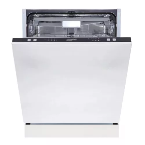  Fully integrated 60 cm, stainless steel interior,automatic door opening D energy class, 14 place settings,3. cutlery holder, 6 programs, half load, delay