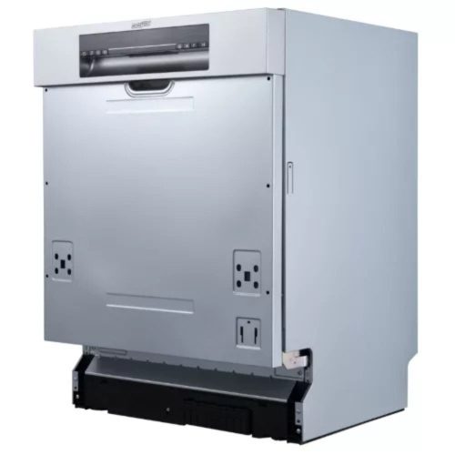  Semi-integrated 60 cm, stainless steel interior,automatic door opening , D energy class, 14 place settings,3. cutlery holder, 7 programs, Auto program, half load, delay