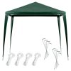 Tent garden party pavilion commercial pavilion green 2.5 x 2.5 m