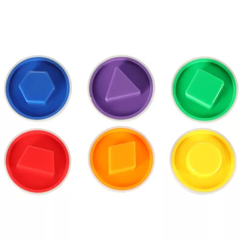 Educational egg game Matching shapes and colors