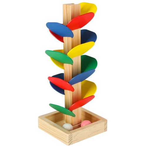 Educational Wooden Wooden Blocks Ball Track