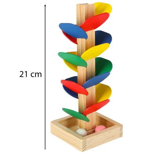 Educational Wooden Wooden Blocks Ball Track
