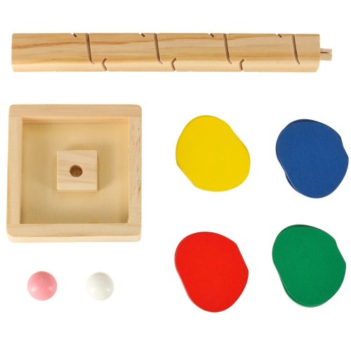 Educational Wooden Wooden Blocks Ball Track