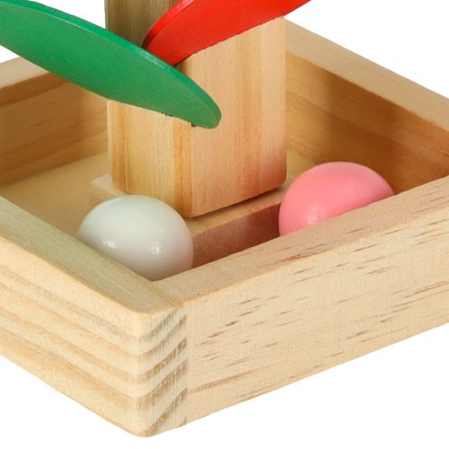 Educational Wooden Wooden Blocks Ball Track