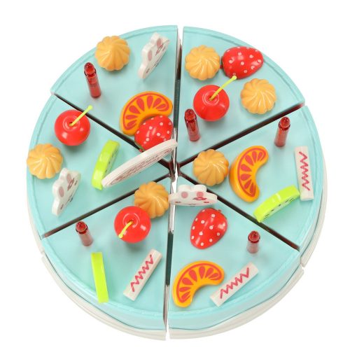 Birthday cake cutting kitchen 75 el. blue