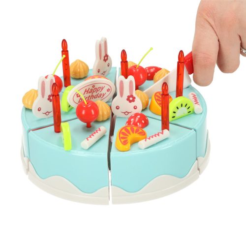 Birthday cake cutting kitchen 75 el. blue