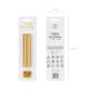 Birthday candle gold 12 pcs 12.5cm