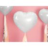 Foil balloon Heart white 45cm