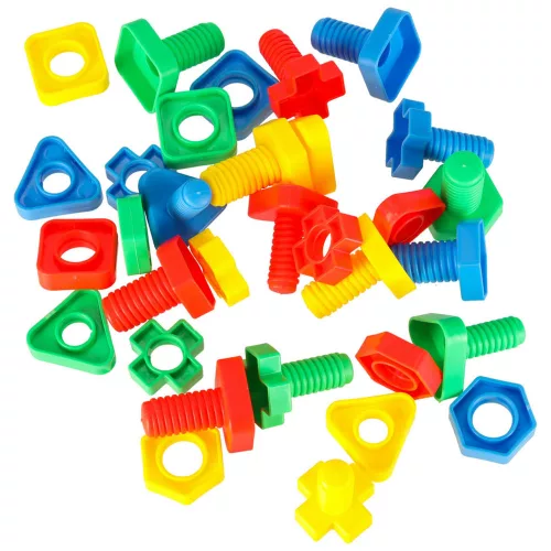Building blocks educational montessori screws 30 pieces