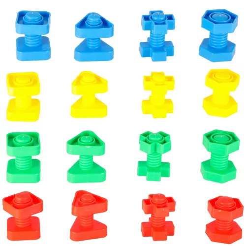 Building blocks educational montessori screws 30 pieces