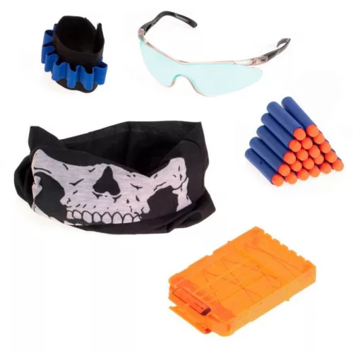 Tactical accessory vest for NERF+ blaster accessories