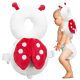 Safety backpack for a ladybug learning to walk