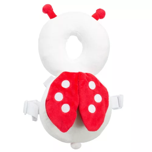 Safety backpack for a ladybug learning to walk