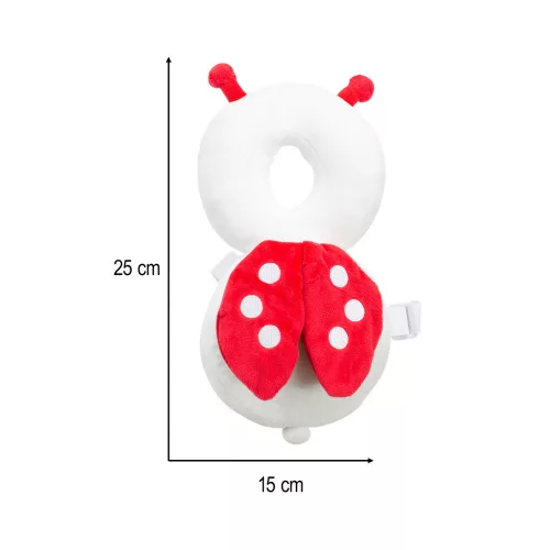 Safety backpack for a ladybug learning to walk