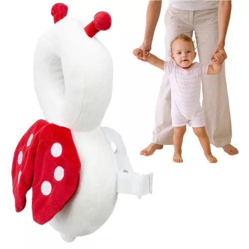 Safety backpack for a ladybug learning to walk