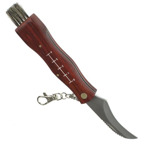 Mushroom picker pocket knife with carrying case