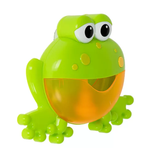 Bubble generator foam bath toy frog