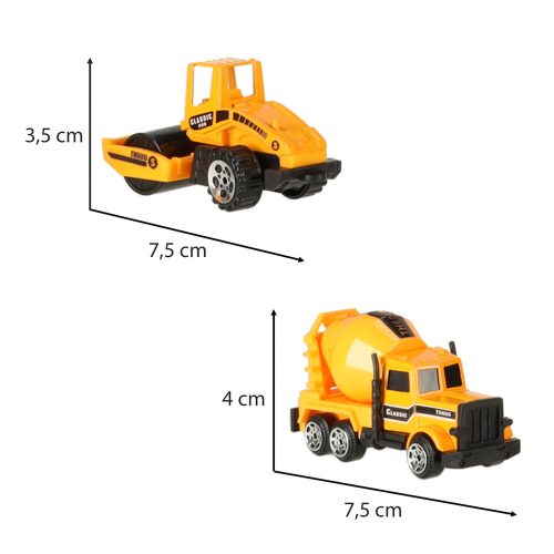 6-piece construction vehicle set