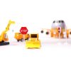 Transport aircraft + 3 construction vehicles