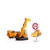 Transport aircraft + 3 construction vehicles