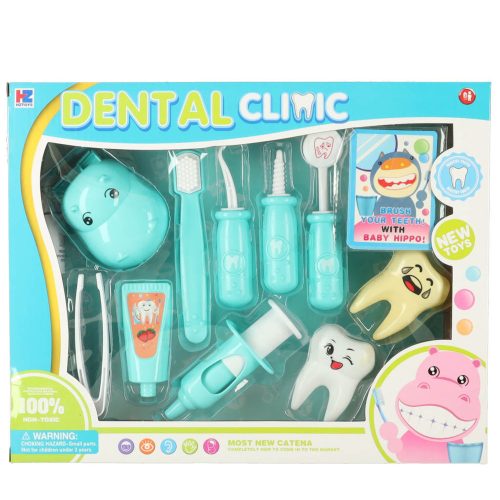 Dentist Hippopotamus Blue Medical Package