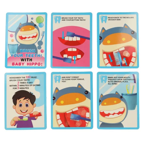 Dental medical set hippo pink