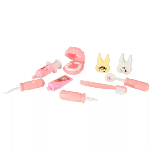Dental medical set hippo pink