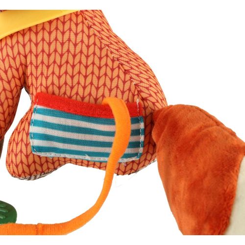 Sensory mascot fox stroller hanger