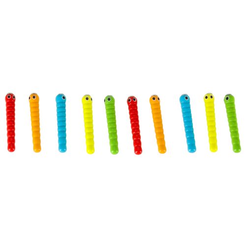 Magnetic wooden caterpillar apple