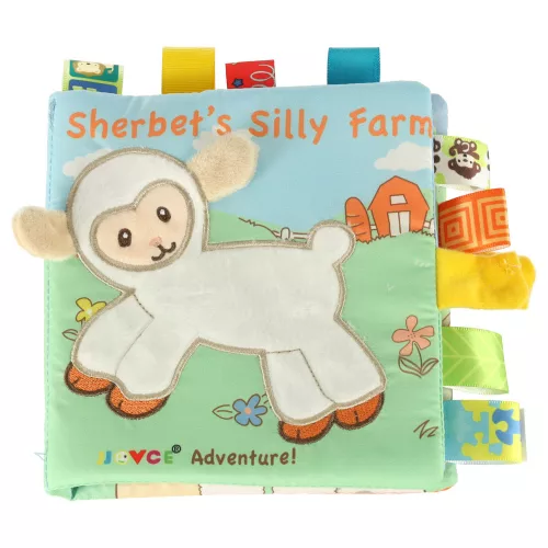Sensory book binder label sheep