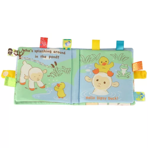 Sensory book binder label sheep