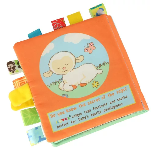 Sensory book binder label sheep
