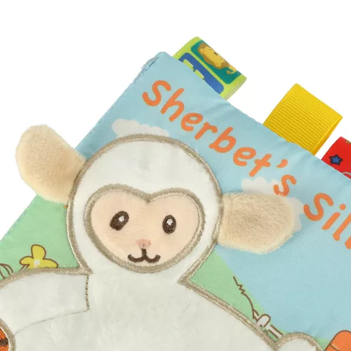 Sensory book binder label sheep