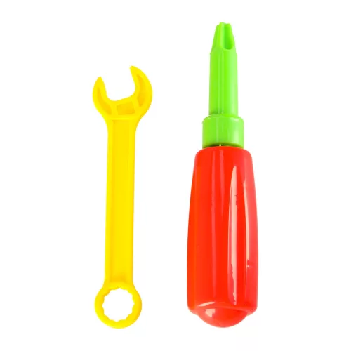 Screwdriver Drill Screws Construction Blocks DIY Kit Suitcase 237 items
