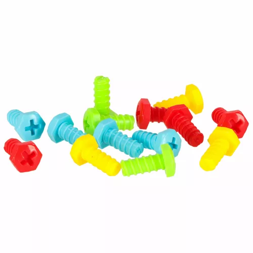 Screwdriver Drill Screws Construction Blocks DIY Kit Suitcase 261 items