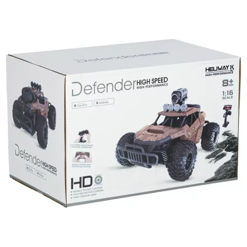 RC off-road drift car 20 km/h brown